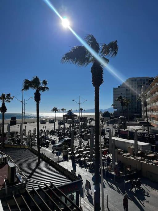 Appartement 20 Mts Plage, Pl Mediterranee, Vue Mer Parking Canet-en-Roussillon Exteriör bild