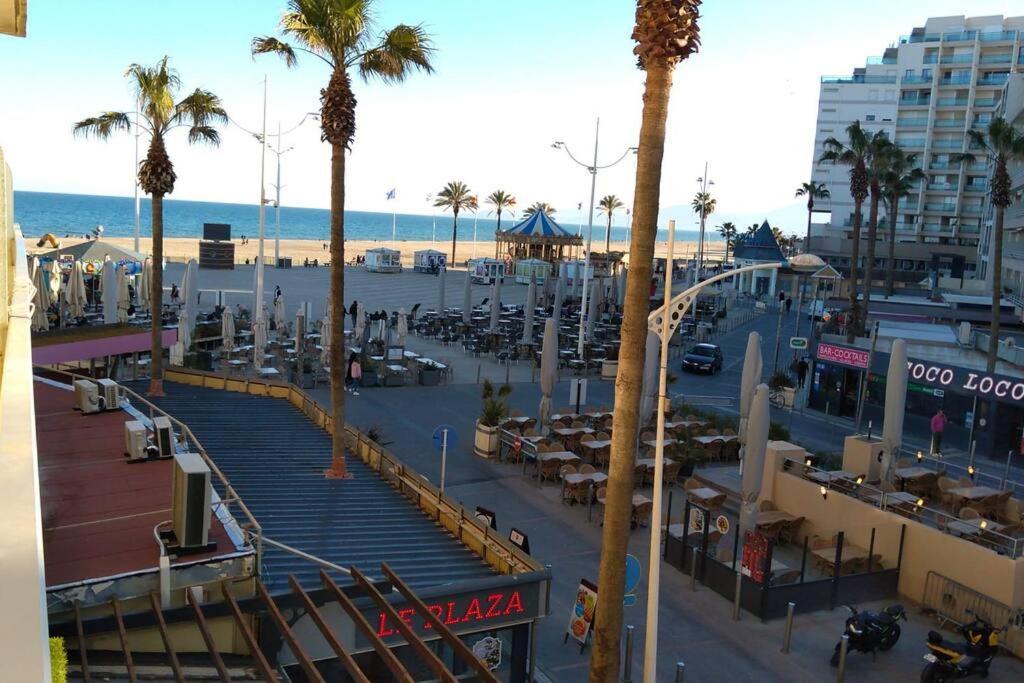Appartement 20 Mts Plage, Pl Mediterranee, Vue Mer Parking Canet-en-Roussillon Exteriör bild